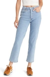 Re/done Originals High Waist Stovepipe Jeans In Naf