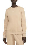Nike Sportswear Phoenix Fleece Sweatshirt In Brown