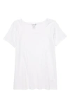 Nordstrom Kids' Everyday Rib T-shirt In White