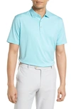 Peter Millar Halford Stripe Performance Polo In Seaport Blue