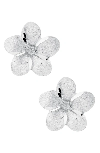 Mignonette Kids' Sterling Silver Flower Stud Earrings