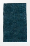 Anthropologie Hand-knotted Amore Rug In Blue