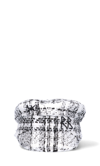 Ruslan Baginskiy Logo Embroidery Chequered Cotton Baker Boy Cap