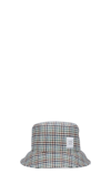 Thom Browne Houndstooth Name Tag Appliqué Bucket Hat