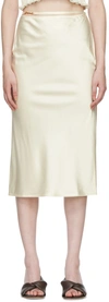 Jacquemus Off-white Le Papier 'la Jupe Notte' Midi Skirt In 110 Off-white