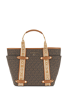 Michael Michael Kors Maeve Monogram-print Tote Bag In Brown
