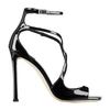 Jimmy Choo Azia 110 Sandals In Black