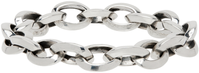 Sophie Buhai Silver Ridge Chain Bracelet In Metallic