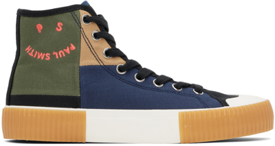 Ps By Paul Smith Kibby Colour-block Sneakers In Grün