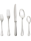 CHRISTOFLE AMERICA FIVE-PIECE INDIVIDUAL SILVER-PLATED PLACE SETTINGS