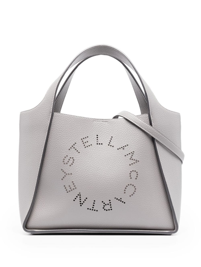 Stella Mccartney Stella Logo Crossbody Bag In グレー