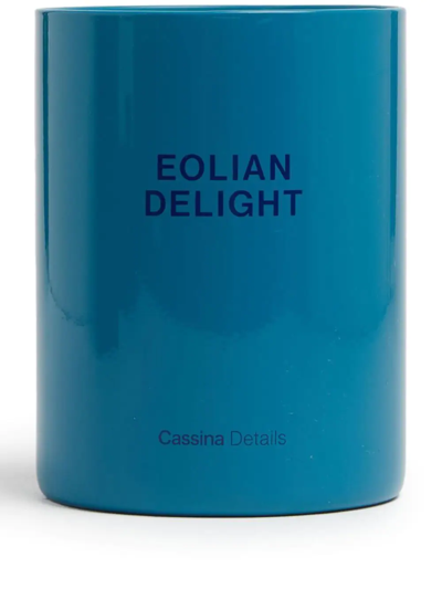 Cassina Medium Eolian Delight Candle In Blue