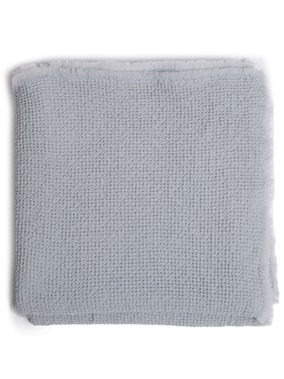 Cassina Wool Nid Blanket In Pearl-grey