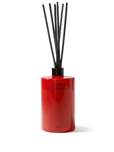 Cassina Amber Katmandou 200ml Reed Diffuser In Red