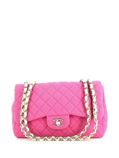 Pre-owned Chanel 2010 Timeless Classic Flap Shoulder Bag In Pink