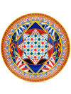 Dolce & Gabbana Porcelain Charger Plate In Blue