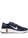 Nike Reposto Low-top Sneakers In Obsidian/white/thunder Blue/gum Lt Brown