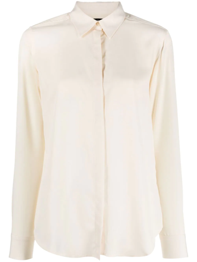 Lauren Ralph Lauren Kristy Long-sleeved Shirt In Winter Crm