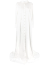Marques' Almeida Maxi Pleat-detail Shirt Dress In White