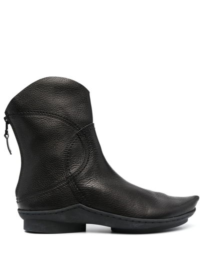 Trippen Pointed Ankle-length Boots In Black