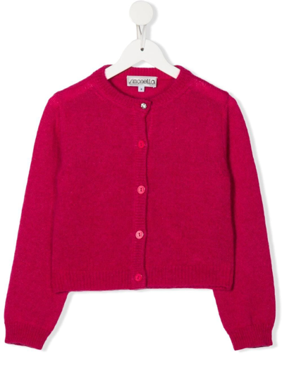 Simonetta Kids' Fuchsia Cardigan Girl .