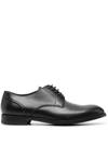 Zegna Black Siena Flex Derby In Black