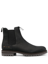 COMMON PROJECTS RIDGED LEATHER CHELSEA BOOTS