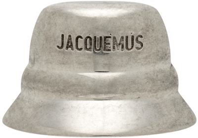 Jacquemus Silver 'le Bob' Single Earring In 980 Silver