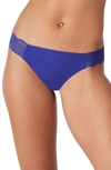 B.tempt'd By Wacoal B.bare Thong In Spectrum Blue