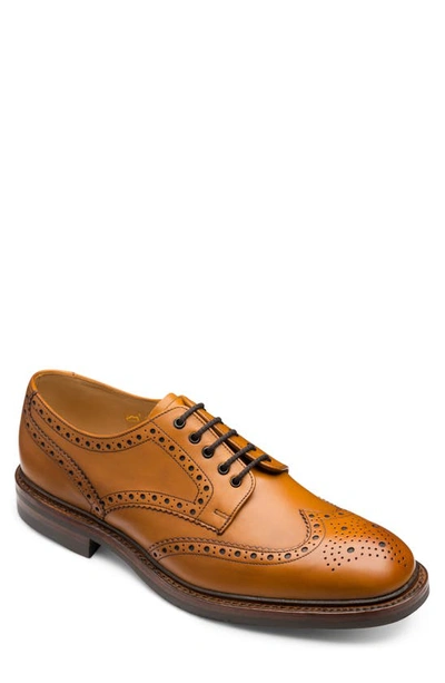 Loake Chester Wingtip Derby In Neutrals