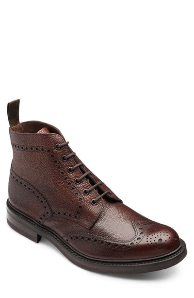 Loake Gage Brown Boot 7 7 In Brown,black