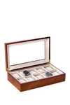 Bey-berk Cherry Wood 10-watch Case