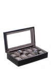 Bey-berk Black Wood 10-watch Case