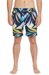 Billabong Sundays Layback Swim Trunks In Multi