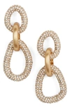 Cult Gaia Reyes Drop Earrings In Gold Clear