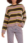 Volcom Bubble Tea Chenille Sweater In Espresso