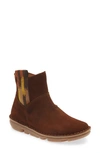 On Foot Silken Waterproof Suede Bootie In Tan