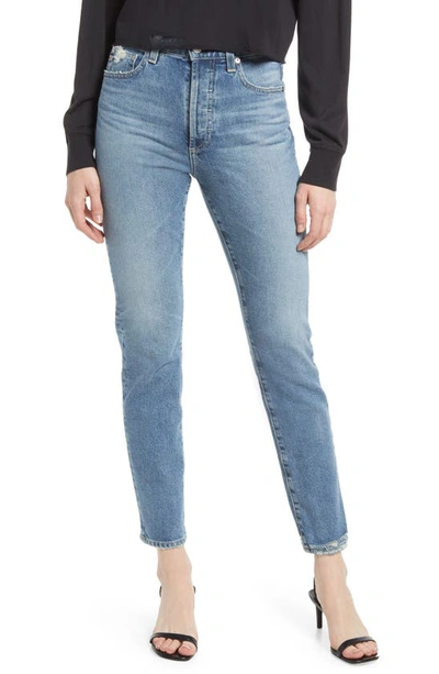 Ag The Alexxis Slim Straight Leg Jeans In 18 Years Presto