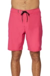 O'neill Hyperfreak Solid Board Shorts In Fuchsia