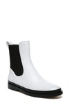 Vince Cecyl Womens Leather Pull On Chelsea Boots In Optic White