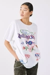 Urban Outfitters Rolling Stone Magazine T-shirt Dress In White