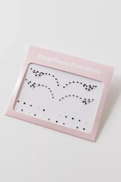 Urban Outfitters Uo Easy Peasy Face Gems In Black