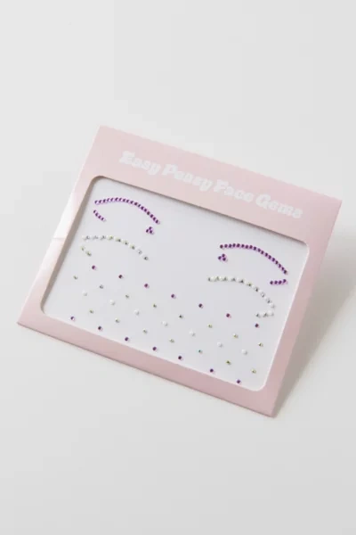 Urban Outfitters Uo Easy Peasy Face Gems In Purple