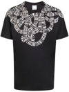 Marcelo Burlon County Of Milan Cotton Crew-neck T-shirt In Black