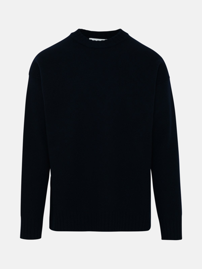 Jil Sander Navy Wool Sweater