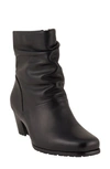 David Tate Kona Leather Bootie In Black