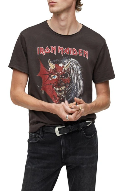 John Varvatos Iron Maiden Purgatory T-shirt In Coal