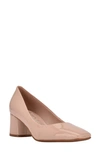 CALVIN KLEIN ALANTA SQUARE TOE PUMP