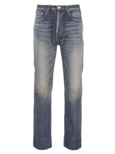 Balenciaga Dirty Blue Jeans In Black