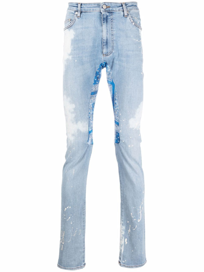 Alchemist Distressed-effect Denim Jeans In Blue